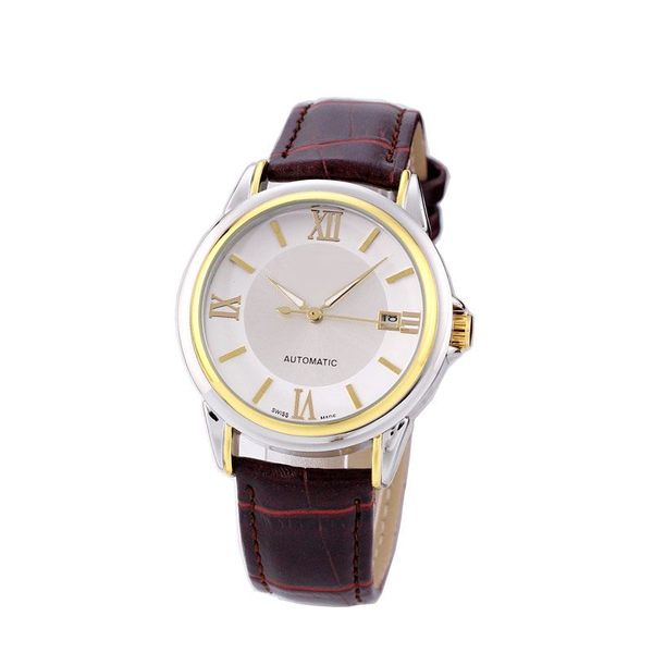 business mens watches mechanical automatic movement luxury gold designer watch full stainless steel band men wristwatches for men's chr, Slivery;brown
business mens watches mechanical automatic movement luxury gold designer watch full stainless steel band men wristwatches for men's chr, Slivery;brown