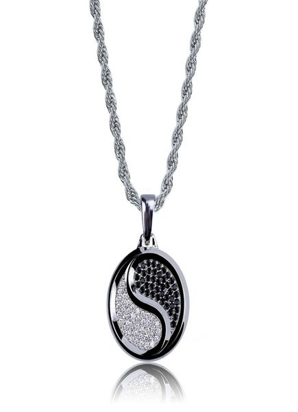 cubic zirconia hiphop yinyang pendant necklaces for men bling ice out hip hop jesus jewelry 18k gold plated necklace7324283, Silver
cubic zirconia hiphop yinyang pendant necklaces for men bling ice out hip hop jesus jewelry 18k gold plated necklace7324283, Silver