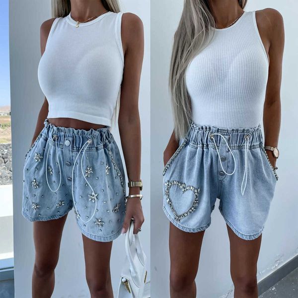 denim shorts ladies designer summer new fashion casual heavy rhinestone hundred take care of the slim section denim shorts female, White;black
denim shorts ladies designer summer new fashion casual heavy rhinestone hundred take care of the slim section denim shorts female, White;black