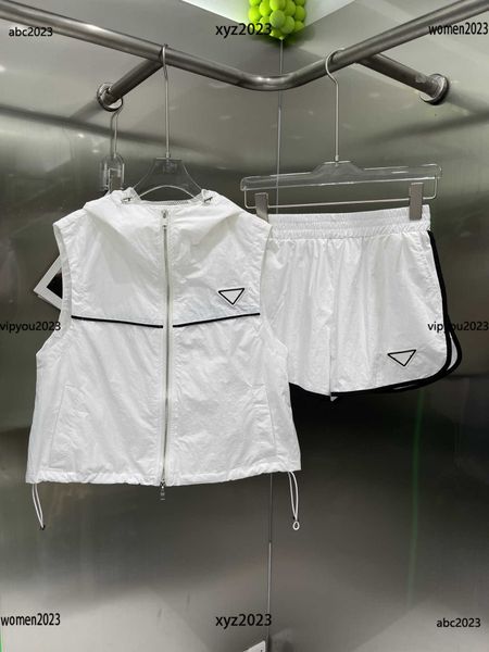 designer tracksuits women sports sets summer suit size s-l 2pcs hooded sleeveless vest and fashionable split shorts, Gray
designer tracksuits women sports sets summer suit size s-l 2pcs hooded sleeveless vest and fashionable split shorts, Gray