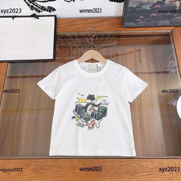 2023 designer kids short sleeve baby round neck t-shirt child clothing cartoon pattern printing tees new arrivals, Blue
2023 designer kids short sleeve baby round neck t-shirt child clothing cartoon pattern printing tees new arrivals, Blue