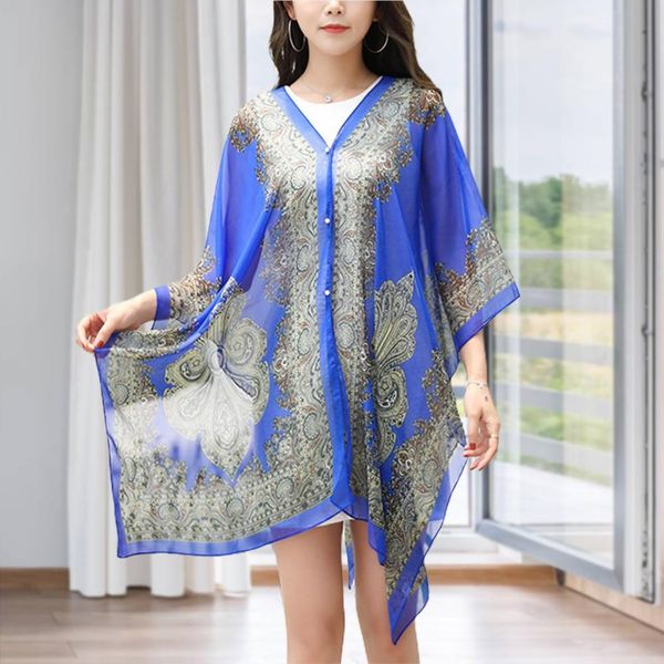 swimwear women shawl cashew print beads ladies loosefitting cover up for vacation, White;black
swimwear women shawl cashew print beads ladies loosefitting cover up for vacation, White;black