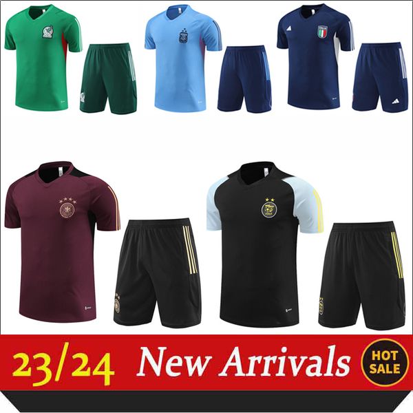 2023-2024 national team germany italy spain werner kimmich brant jacket half pull football training suit, Gray
2023-2024 national team germany italy spain werner kimmich brant jacket half pull football training suit, Gray