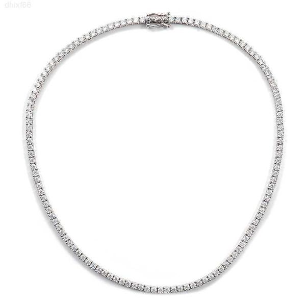 trendy diamond necklace round cut moissanite diamond 16 inches 10k white gold tennis wedding necklace, Silver
trendy diamond necklace round cut moissanite diamond 16 inches 10k white gold tennis wedding necklace, Silver