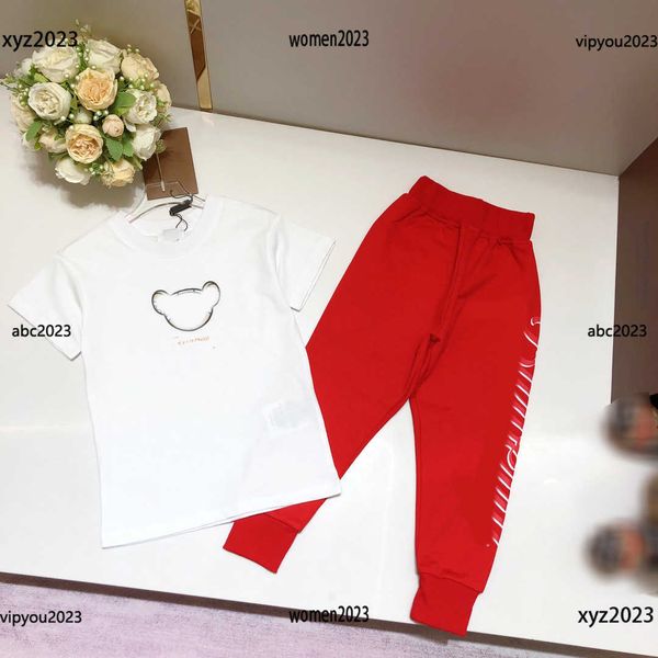2023 tracksuits baby clothes kids sets size 100-160 cm 2pcs animal pattern t-shirt and three-dimensional letter printed pants, White
2023 tracksuits baby clothes kids sets size 100-160 cm 2pcs animal pattern t-shirt and three-dimensional letter printed pants, White
