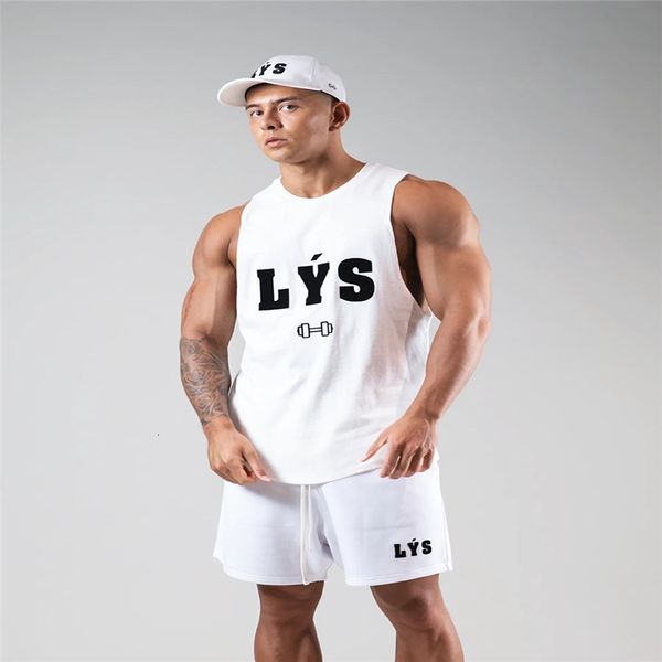 men' tank summer jogging solid color white casual loose cotton sleeveless stretch breathable training suit sports tshirt 230512, White;black
men' tank summer jogging solid color white casual loose cotton sleeveless stretch breathable training suit sports tshirt 230512, White;black