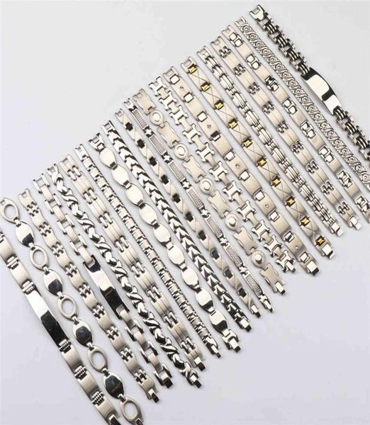 10pcslots mens fashion stainless steel jewelry bracelets wrist cuff bangle for gift party3336143, Black
10pcslots mens fashion stainless steel jewelry bracelets wrist cuff bangle for gift party3336143, Black