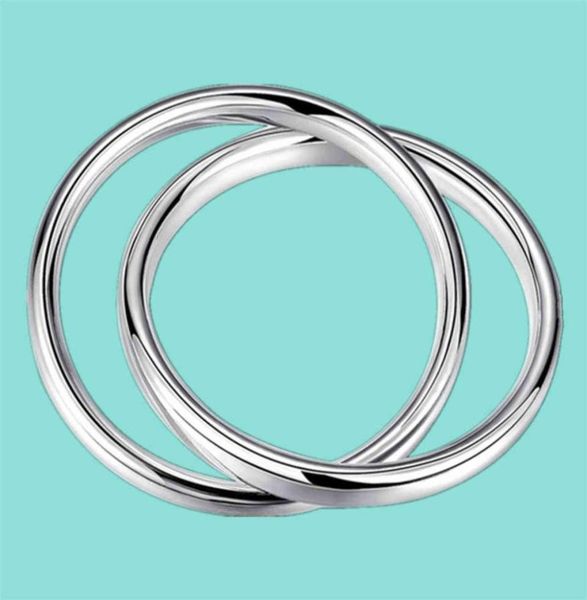 925 sterling silver bangles women lines smooth solid fashion jewelry5945235, Black
925 sterling silver bangles women lines smooth solid fashion jewelry5945235, Black