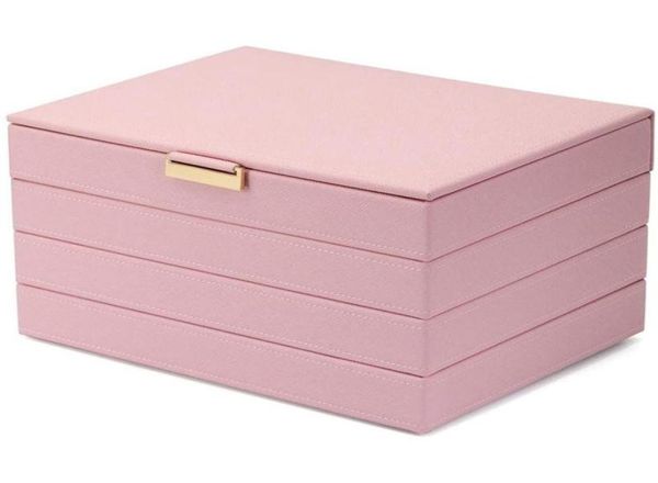 jewelry pouches bags stackable organizer trays for women girls leather and velvet box with 4 layers display9870001, Pink;blue
jewelry pouches bags stackable organizer trays for women girls leather and velvet box with 4 layers display9870001, Pink;blue