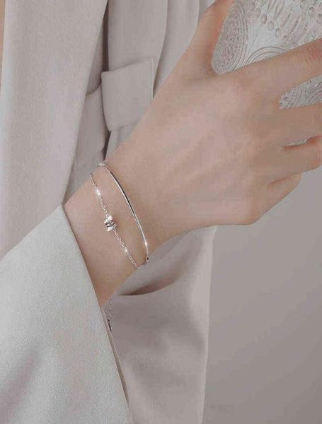 925 sterling silver double layer zircon bead charm braceletbangle for women elegant wedding jewelry pulseras sl0803233659, Black
925 sterling silver double layer zircon bead charm braceletbangle for women elegant wedding jewelry pulseras sl0803233659, Black