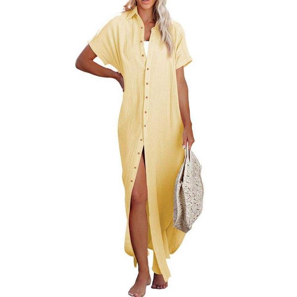 summer long beach sun womens swimwear protection clothing solid color loose bikini blouse, White;black
summer long beach sun womens swimwear protection clothing solid color loose bikini blouse, White;black