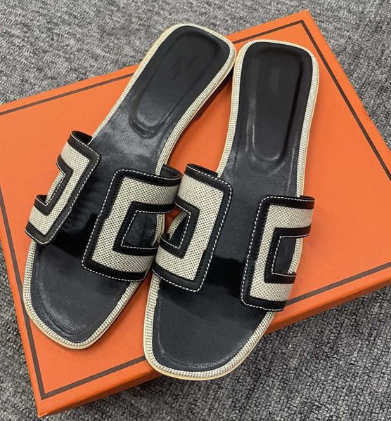 2023 designer sandal summer slipper classic summer leather lady slides fashion brand women ladies sandals large slippers, Black
2023 designer sandal summer slipper classic summer leather lady slides fashion brand women ladies sandals large slippers, Black