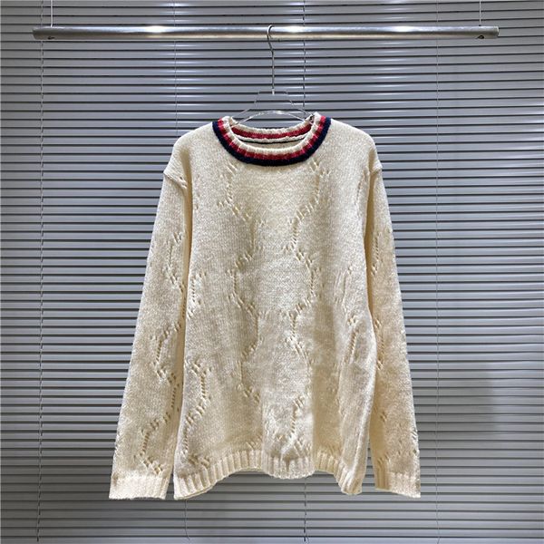 2023 women's sweaters designer hoodie sweater double letter hollow jacquard stripe splicing paris women white s-2xl, White;black
2023 women's sweaters designer hoodie sweater double letter hollow jacquard stripe splicing paris women white s-2xl, White;black