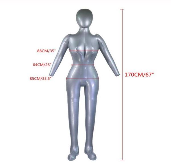 170cm inflatable woman full body female mannequin model fashion dummy manekin pvc show window display4518398, Khaki
170cm inflatable woman full body female mannequin model fashion dummy manekin pvc show window display4518398, Khaki