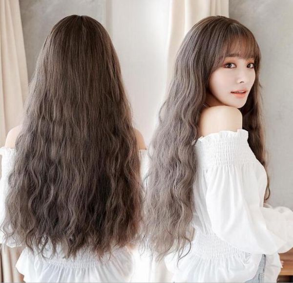 wig female long curly hair big wave korean hair fashion jiafa corn chemical fiber wig headgear whole9233691, Silver
wig female long curly hair big wave korean hair fashion jiafa corn chemical fiber wig headgear whole9233691, Silver
