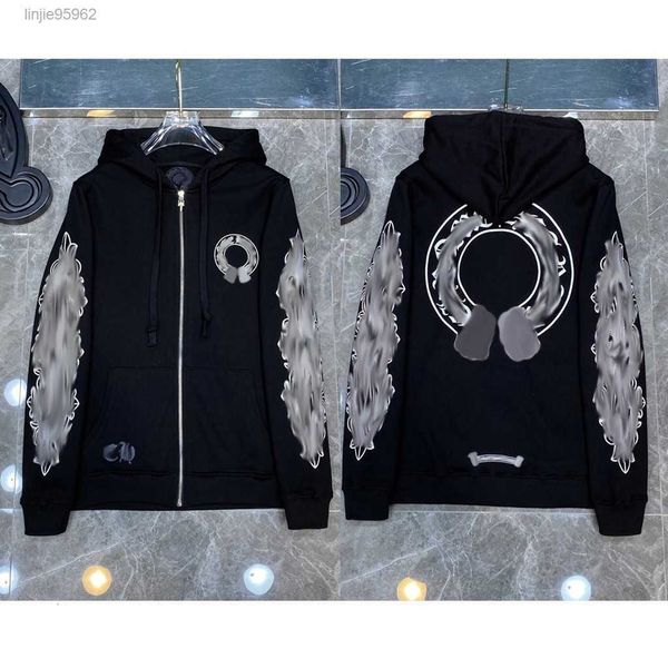 fashion hoodies men's ch jackets sweatshirts designer classic zipper hooded sweater cross pullover sanskrit hoodie casual men women coa, Black
fashion hoodies men's ch jackets sweatshirts designer classic zipper hooded sweater cross pullover sanskrit hoodie casual men women coa, Black