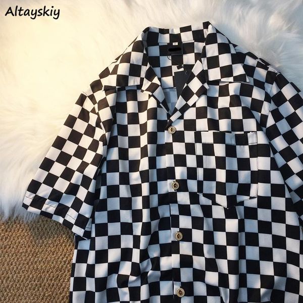 shirts casual shirts women panelled plaid fashion loose couples elegant allmatch summer blouses cool girls retro students chic unisex, White
shirts casual shirts women panelled plaid fashion loose couples elegant allmatch summer blouses cool girls retro students chic unisex, White