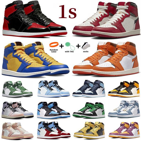 jumpman 1 1s men women basketball shoes bred patent lost found reverse laney washed pink unc university blue lucky green dark mocha unc toe
jumpman 1 1s men women basketball shoes bred patent lost found reverse laney washed pink unc university blue lucky green dark mocha unc toe
