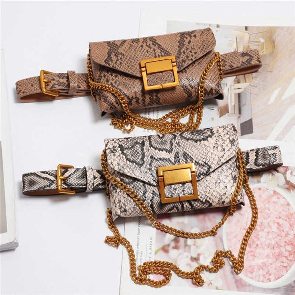 fashion snakeskin pattern level chain decoration waist bag mini phone bag removable belt small bag 0726-111
fashion snakeskin pattern level chain decoration waist bag mini phone bag removable belt small bag 0726-111