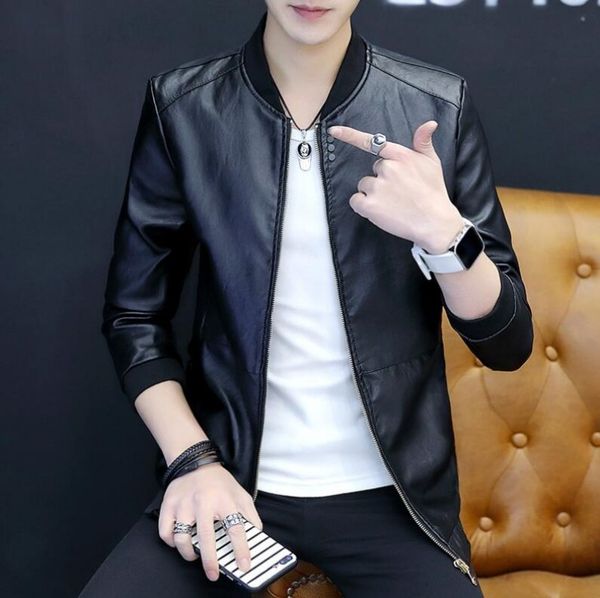 spring autumn leather jacket coat men motorcycle pu jacket causal vintage black biker pocket zipper jackets size m- 4xl
spring autumn leather jacket coat men motorcycle pu jacket causal vintage black biker pocket zipper jackets size m- 4xl
