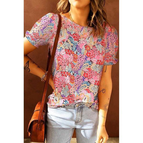 womens clothing mixed floral pattern puff sleeve shirt heather color with short sleeves round neck t women, White
womens clothing mixed floral pattern puff sleeve shirt heather color with short sleeves round neck t women, White