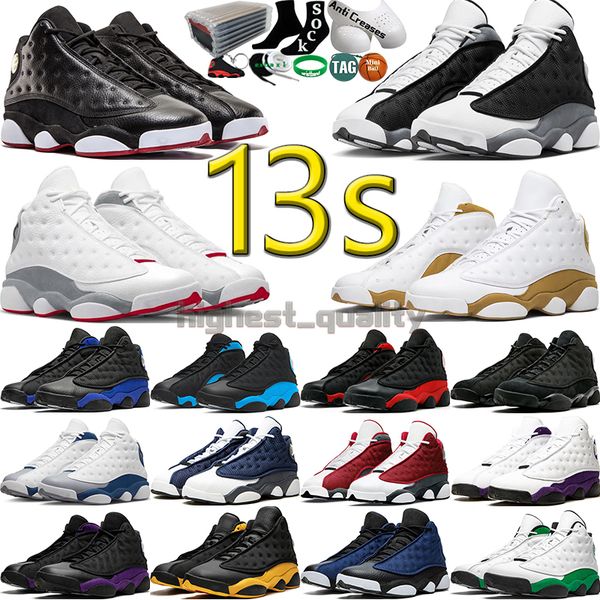 with box 13s men basketball shoes for women 13 red black flint wheat wolf grey playoffs purple french university blue hyper pink mens womens
with box 13s men basketball shoes for women 13 red black flint wheat wolf grey playoffs purple french university blue hyper pink mens womens