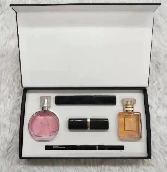 parfum designer perfume lady cologne 5 in 1 makeup gift set cosmetics holiday collection waterproof mascara eyeliner cosmetic matte lipstick
parfum designer perfume lady cologne 5 in 1 makeup gift set cosmetics holiday collection waterproof mascara eyeliner cosmetic matte lipstick