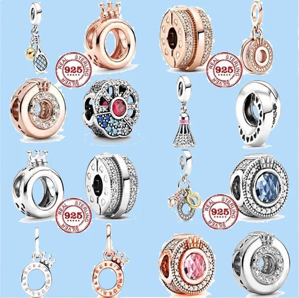 925 sterling silver charms for pandora jewelry beads round crown badminton beads, Black
925 sterling silver charms for pandora jewelry beads round crown badminton beads, Black