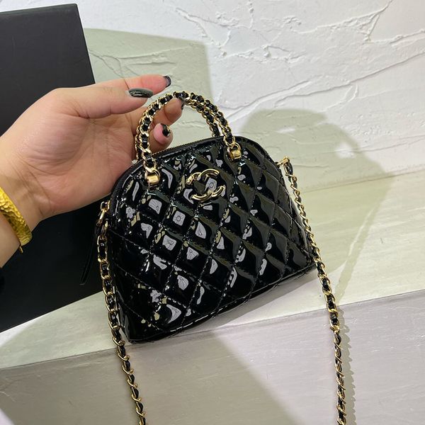 designer womens mini crossbody bag patent leather hardware metal handle shell bag thin chain shoulder bag gold buckle makeup box princess ba
designer womens mini crossbody bag patent leather hardware metal handle shell bag thin chain shoulder bag gold buckle makeup box princess ba