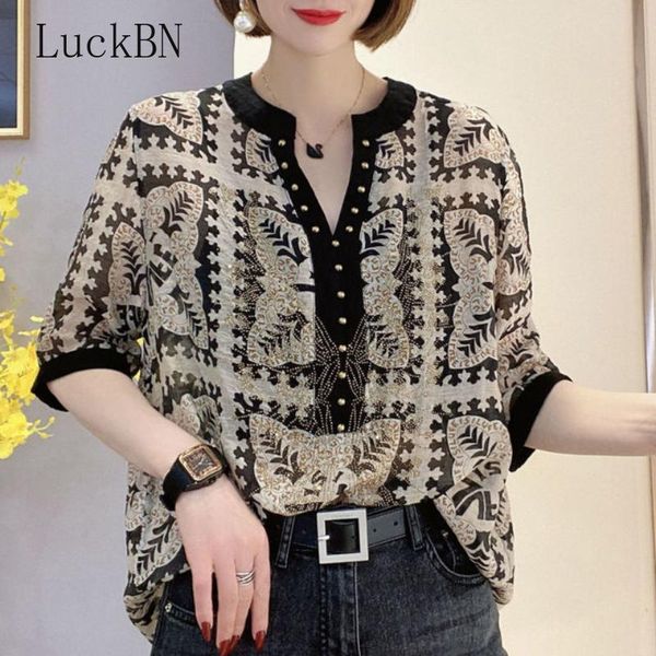 shirts elegant fashion rivet casual printing diamonds pullovers 2023 new summer short sleeve loose temperament shirt blouses, White
shirts elegant fashion rivet casual printing diamonds pullovers 2023 new summer short sleeve loose temperament shirt blouses, White
