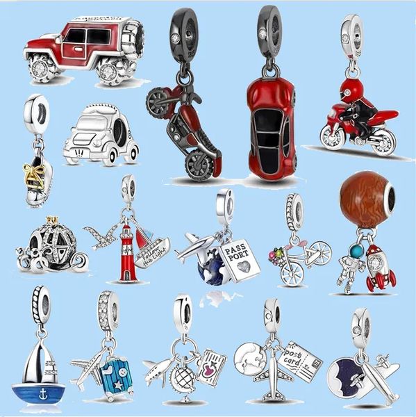 925 sterling silver charms for pandora jewelry beads bicycle car truck suv beads, Black
925 sterling silver charms for pandora jewelry beads bicycle car truck suv beads, Black