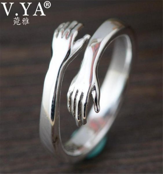vya adjustable hugging hand rings 925 sterling silver jewelry personality open ring for women fashion gift4546034
vya adjustable hugging hand rings 925 sterling silver jewelry personality open ring for women fashion gift4546034