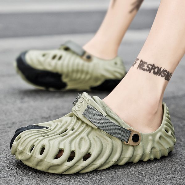 sandals men women summer cross-border new style hole shoes platform non-slip-feeling casual beach shoes cros ha6911-17, Black
sandals men women summer cross-border new style hole shoes platform non-slip-feeling casual beach shoes cros ha6911-17, Black