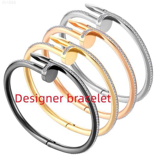 2023 wholesale personality fashion 18k gold plated stainless steel designer bracelets nail bangle bracelet for women, Golden;silver
2023 wholesale personality fashion 18k gold plated stainless steel designer bracelets nail bangle bracelet for women, Golden;silver