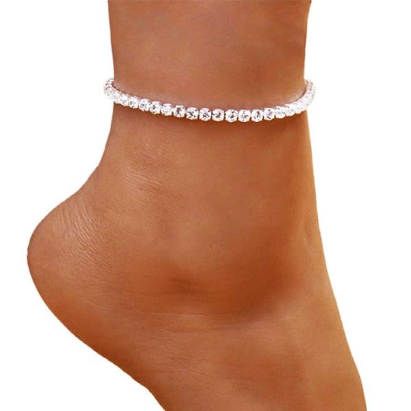 anklets versatile shining silver color rhinestone anklets bracelet for women summer beach foot chain wedding party jewelry accessories aa230, Red;blue
anklets versatile shining silver color rhinestone anklets bracelet for women summer beach foot chain wedding party jewelry accessories aa230, Red;blue