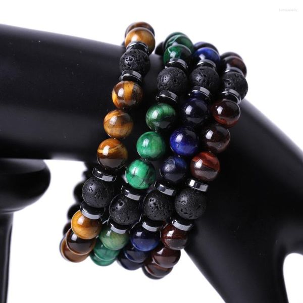 strand 10pcs lava red yellow green blue colorful tiger eye stone men bracelet women hip hop wristband jewelry hand string, Black
strand 10pcs lava red yellow green blue colorful tiger eye stone men bracelet women hip hop wristband jewelry hand string, Black