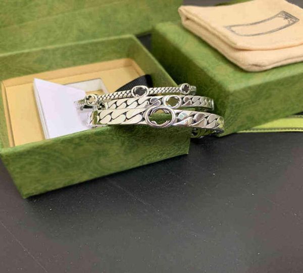 ag925 sterling silver luxury brand light fashion jewelry bracelet retro hip hop men and women trend same gift box4878796, Black
ag925 sterling silver luxury brand light fashion jewelry bracelet retro hip hop men and women trend same gift box4878796, Black