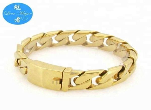 wedding jewelry bangle wholale 18k gold plated 17mm wide miami cuban chain fashion bracelet jewelry for man mjkbb128 valentine06674407, Black
wedding jewelry bangle wholale 18k gold plated 17mm wide miami cuban chain fashion bracelet jewelry for man mjkbb128 valentine06674407, Black