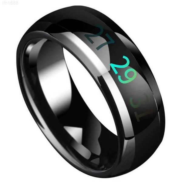 selling stainless steel smart ring intelligent temperature sensing ring titanium steel couple ring, Silver
selling stainless steel smart ring intelligent temperature sensing ring titanium steel couple ring, Silver
