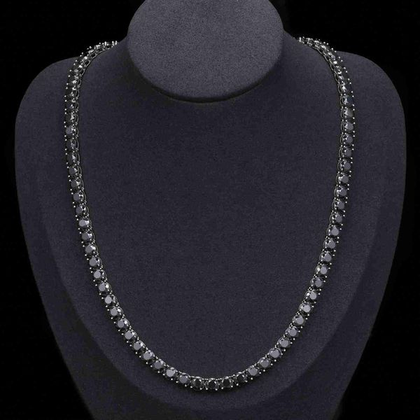 new trendy custom 5mm 925 sterling silver black vvs moissanite diamond clustered tennis chain necklace for men women
new trendy custom 5mm 925 sterling silver black vvs moissanite diamond clustered tennis chain necklace for men women