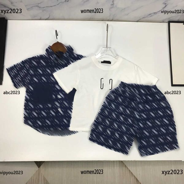luxury summer tracksuits baby clothes suit 3-piece set washed denim short sleeved shirt and shorts solid round neck t-shirt ing, White
luxury summer tracksuits baby clothes suit 3-piece set washed denim short sleeved shirt and shorts solid round neck t-shirt ing, White