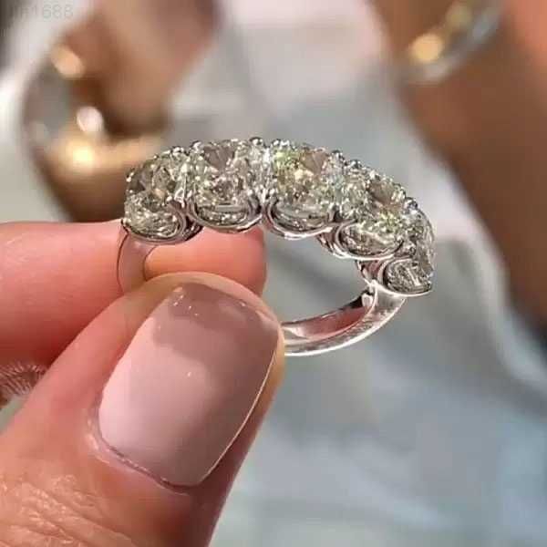 caoshi cubic zircon diamond rings for woman eternity 5 stone cz prong setting jewelry silver wedding ring
caoshi cubic zircon diamond rings for woman eternity 5 stone cz prong setting jewelry silver wedding ring