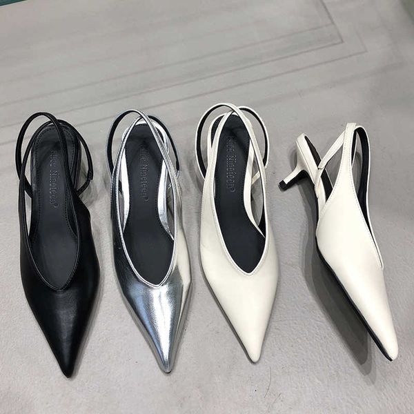 sandals pumps elegant woman heels shoes 2023 outdoor female casual fashion shallow pointed toe ladies med high slingbacks 230511, Black
sandals pumps elegant woman heels shoes 2023 outdoor female casual fashion shallow pointed toe ladies med high slingbacks 230511, Black