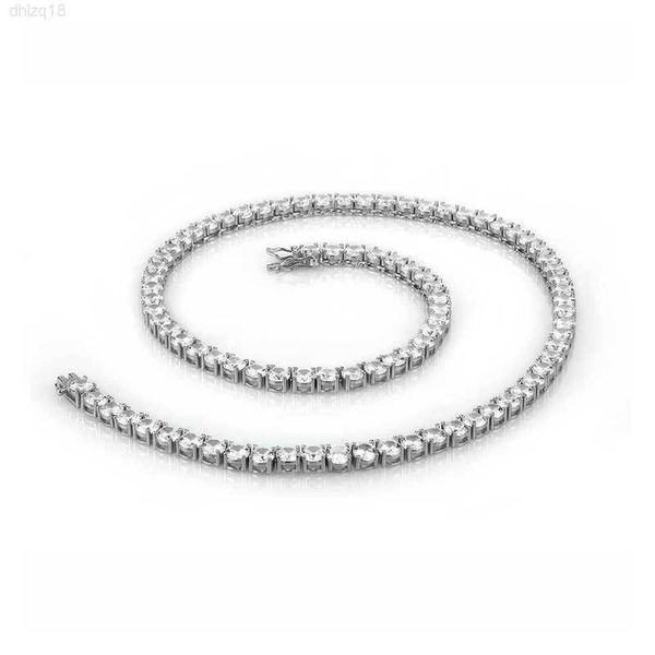 wholesale custom gold plating one row diamond jewelry zircon necklace for men or women, Silver
wholesale custom gold plating one row diamond jewelry zircon necklace for men or women, Silver