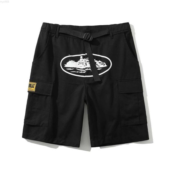 designer street high corteiz multi pocket american devil island printed work shorts men's fashion brand summer loose capris, White;black
designer street high corteiz multi pocket american devil island printed work shorts men's fashion brand summer loose capris, White;black