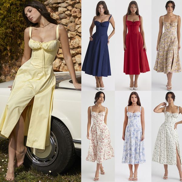 casual dresse strap sleeveless floral print split elegant party spring summer long a line dress 230512, Black;gray
casual dresse strap sleeveless floral print split elegant party spring summer long a line dress 230512, Black;gray
