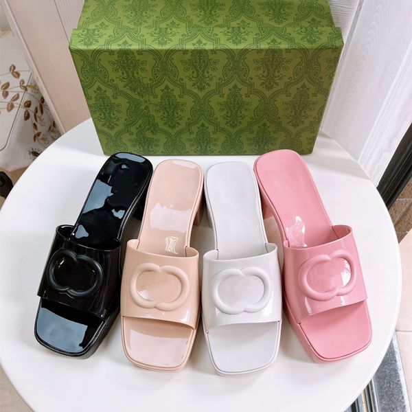 designer women slide rubber sandals fashion scuffs middle heel high heel foam jelly beach slippers moccasins 35-40, Black
designer women slide rubber sandals fashion scuffs middle heel high heel foam jelly beach slippers moccasins 35-40, Black