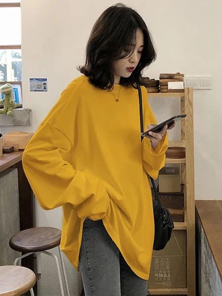 t-shirt spring autumn solid simple tshirt harajuku long t shirt women kawaii tshirts women 90s white yellow long sleeve
t-shirt spring autumn solid simple tshirt harajuku long t shirt women kawaii tshirts women 90s white yellow long sleeve