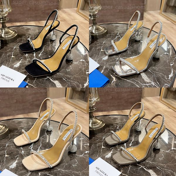 aquazzura sandals designers high heels women heels 8.5cm party wedding dress shoes heel back strap diamond inlay sandal with box 35-42, Black
aquazzura sandals designers high heels women heels 8.5cm party wedding dress shoes heel back strap diamond inlay sandal with box 35-42, Black