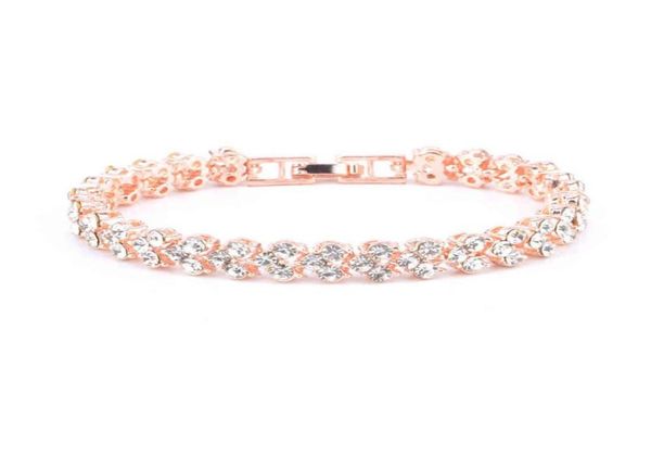 women exquisite luxury roman crystal bracelet for wedding gift korean rose gold silver color chain bracelets jewelry4218823, Black
women exquisite luxury roman crystal bracelet for wedding gift korean rose gold silver color chain bracelets jewelry4218823, Black